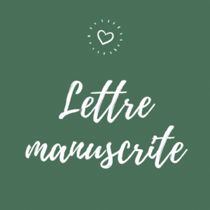 Lettre manuscrite pour la Fête des mères
