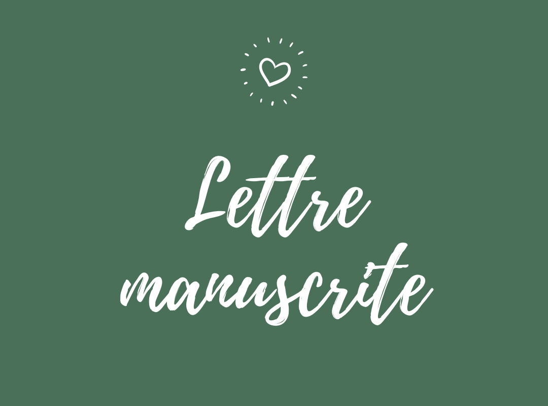 Lettre manuscrite pour la Fête des mères
